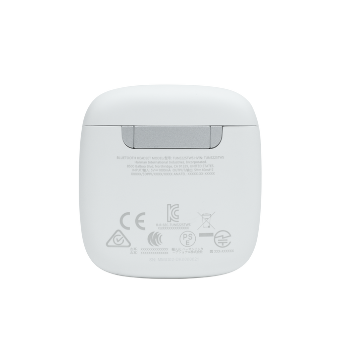 JBL Tune 225TWS - White - True wireless earbuds - Detailshot 7 image number null